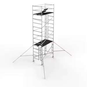 Giàn giáo nhôm đặt thang tháp giàn giáo nhôm dễ dàng với bánh xe - Product Image 5