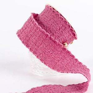 Ruban texturé froissé de haute qualité, délicat, 2,5 cm, pour la décoration des poignets de robe, 10 yards/rouleau - Product Image 2