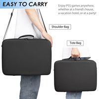 Nouveau PS5 Slim Console Case Protective Grande Capacité EVA Stockage Sac À Glissière Spécial Console Zipper EVA Storage Case