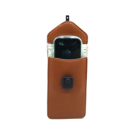Sac de téléphone en cuir personnalisable, pochette de téléphone verrouillable avec bandoulière, interdiction de prendre des photos, adapté aux lieux privés