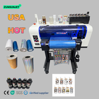 Autocollant d'imprimante Uv Dtf A3 Ensemble d'accessoires complets Imprimante Uv Dtf A3 avec deux têtes d'impression Epson Xp600