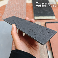 Lembaran Veneer Batu Fleksibel Pabrik Cina 6-8mm Panel Dekoratif Dinding Eksterior Tahan Air Tahan Api