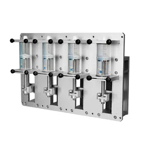 Pompa Syringe Industri Microfluidic, Pompa OEM Akurat Performa Tinggi 0.5Ml-100Ml