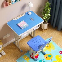 Ensemble de bureau et de chaises pour enfants d'étude moderne à prix abordable ensemble table d'étude et chaises