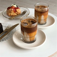Verre à eau transparent de haute qualité de style nordique pour les fêtes, pour boire du thé ou du jus