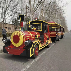 قطار كهربائي بدون تتبع للأطفال للمنتجع والملاهي والجذب السياحي قطار مشاهدة المعالم السياحية - Product Image 5