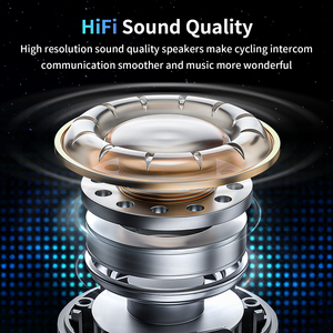 EU Hot Selling Fodsports FX7 2000M Motorcycle 10 Riders Mesh Wireless Headphone - Product Image 3