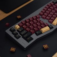 Capuchons de touches personnalisés PBT 60%/64/84/108 Disposition ANSI Clavier mécanique Capuchons de touches Profil Cherry Teinture par sublimation Ensemble de capuchons de touches