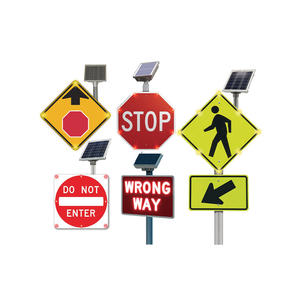 Panneaux de signalisation routière à énergie solaire, panneaux routiers, panneaux de signalisation d'arrêt à LED clignotants personnalisés pour les écoles, les centres commerciaux et les intersections - Product Image 6