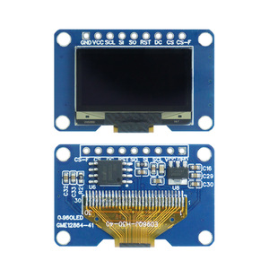 Module d'affichage OLED JYC 0,96 pouces - 9 broches avec bibliothèque de polices chinoises SSD1315 128x64, interface SPI 9 broches L1126 - Product Image 1