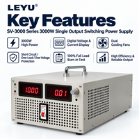 Alimentation à découpage réglable LEYU SV-3000 3000W 24V 48V 110V AC/DC pour équipement industriel