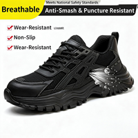 Chaussures de travail légères à embout composite, antidérapantes, respirantes, pour la logistique d'entrepôt