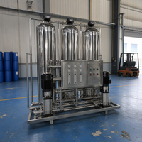 Filtre mécanique industriel en acier au carbone avec média sable de quartz, réservoir sous pression pour usine de traitement des eaux usées de teinture textile, 5000L/heure