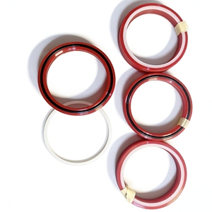 Joints toriques de type BU rouges de haute qualité pour tiges de pistons hydrauliques avec compatibilité multi-médias - Product Image 4