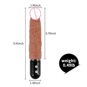 Gode vibrant réaliste <span class=keywords><strong>pour</strong></span> femmes adultes, jouet sexuel et érotique, <span class=keywords><strong>masseur</strong></span>, doux, masturbation féminine - Product Image 3
