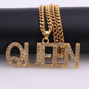 Collana <span class=keywords><strong>Alfabeto</strong></span> re E regina Colar Metalica Colar popolare Punk Estilo Rei E Rainha <span class=keywords><strong>Alfabeto</strong></span> Para Casal - Product Image 6