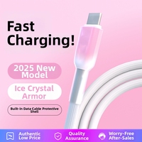 Câble USB 3.1 Type-C en nylon tressé 60W à charge rapide 6A de 1m, avec conducteur en cuivre pur pour téléphone portable, directement de l'usine