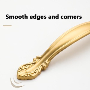 American Brass Handle Solid <strong>Antique</strong> Finish Durable Rust-Resistant Hardware for Kitchen Cabinets Bedroom Dressers Classic Home - Product Image 5