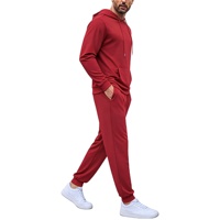 Survêtements décontractés pour hommes, coupe classique, couleur unie, automne, logo personnalisé, vêtements de sport, fermeture à cordon, ensemble 2 pièces, jogging