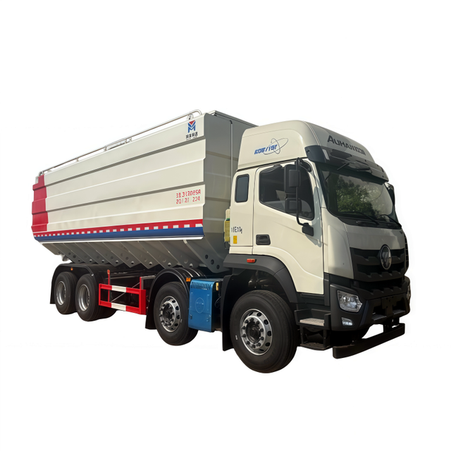 FOTON AUMAN 8*4  Bulk Feed Truck 29 CBM Feeding Stuff Bulk Forage 14 Tons Feed Haul Truck