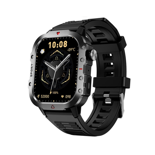 2025 New H11 Smartwatch BT Call IP67 Waterproof Outdoor Sports Watch with Large Battery and Activity Tracker