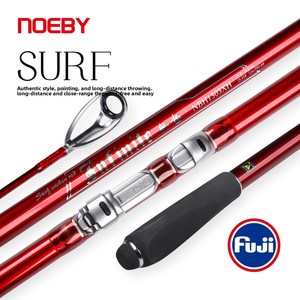 Caña de Pescar de Agua Salada <span class=keywords><strong>Nobby</strong></span> Fuji Guides de Fibra de Carbono de 3 Piezas, 3.9m 4.28m, PE4-8, de Alta Potencia, para Uso en Playa y Océano, Venta al Por Mayor - Product Image 1