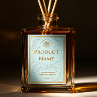Autocollants en vinyle personnalisés de luxe, imperméables, résistants à la chaleur, avec code-barres, pour étiquettes de bouteilles de parfum et cosmétiques, estampage à chaud