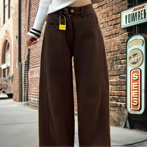 Pantalones Harem de Mezclilla Rasgados para Mujer, Estilo Coreano, Corte Holgado Informal, Vintage, Transpirables, Lavables, para Invierno y Verano - Product Image 2