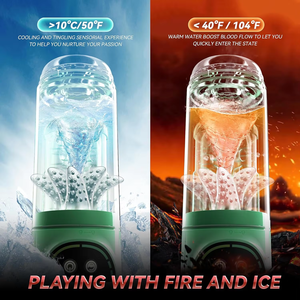 Voll wasserdichte IPX7 Automatic Man Stroker-Maschinen Elektrische männliche Mastur batoren mit Vakuumpumpe, die rotierenden Saugnapf drückt - Product Image 4