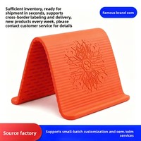 Support universel pliable double face antidérapant en métal et silicone pour tablette et téléphone, best-seller transfrontalier multifonctionnel et portable