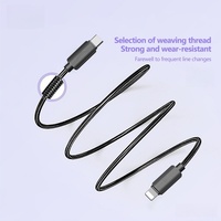 Cable USB-C a 8 Pines de 30W, Marca Earldom, Superventas, Carga Rápida PD de 30W para Teléfono Móvil, Banco de Energía, Computadora y Auriculares