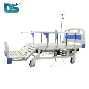 Tempat Tidur Rumah Sakit Elektrik Medis 3 Fungsi dengan Kontrol Jarak Jauh, Rel yang Dapat Disesuaikan, dan Roda untuk Pasien - Product Image 2