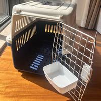 Boîte de transport pour animaux de compagnie, très vendue, en PP lavable et écologique, couleur personnalisable pour chats, chiens et petits animaux