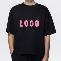 T-shirt en coton pour homme de haute qualité 100% coton 250gsm T-shirt unisexe surdimensionné personnalisé Hip Hop T-shirt lourd pour homme