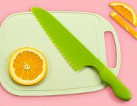 Couteau à gâteau d'anniversaire pour enfants Offre Spéciale outil de coupe de fruits en plastique bon marché