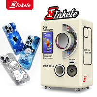 Distributeur automatique de coques de téléphone en vente directe d'usine, machine DIY pour coques de téléphone, installation facile pour les zones commerciales