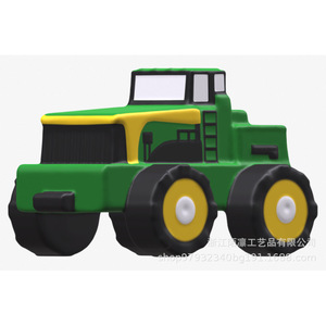 Cartoon Tractor Stress Relief Toy Plastic Slow <b>Rebound</b> Table Decoration Accessory - Product Image 1