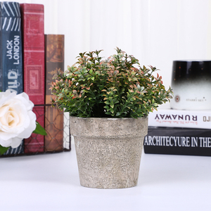 Gran oferta Foggy Small Floral No.4 Pulp Potted Plant-Maceta de pulpa de papel delicada con acabado brumoso y patrones florales - Product Image 2