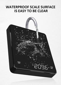 चांगक्सी हाई एक्यूरेसी 0.1 ग्राम मैक्स 3 किग्रा कैफे शॉप डिजिटल ड्रिप कॉफी स्केल इलेक्ट्रॉनिक कॉफी वजन टाइमर किचन फूड स्केल के साथ - Product Image 4