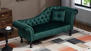 Alta calidad Popular <span class=keywords><strong>de</strong></span> lujo <span class=keywords><strong>de</strong></span> terciopelo verde cómodo mechón sofá para sala <span class=keywords><strong>de</strong></span> estar - Product Image 2