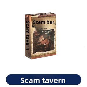 Nueva Edición del Juego de Mesa Scammers Tavern con Cartas de Acción Diseñadas para Reuniones Grupales, Diversión Interactiva con Temática de Revólver - Product Image 5