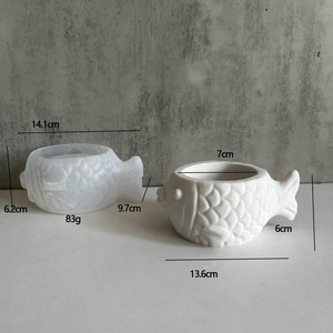Molde de Silicona para Manualidades, Molde de Yeso para Hacer una Variedad de Macetas con Forma de Animales <span class=keywords><strong>y</strong></span> Flores, Decoración del Hogar - Product Image 4