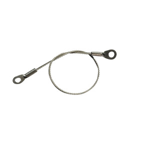 Fabricante alta qualidade pendurado fio de aço inoxidável corda com laço e gancho heavy duty frame cabide corda de elevação - Product Image 4