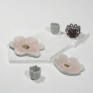 Assiette <span class=keywords><strong>de</strong></span> Figurine <span class=keywords><strong>de</strong></span> fleur <span class=keywords><strong>en</strong></span> céramique nordique <span class=keywords><strong>de</strong></span> 6 pouces pour accessoires <span class=keywords><strong>de</strong></span> <span class=keywords><strong>Table</strong></span> <span class=keywords><strong>de</strong></span> fleur <span class=keywords><strong>de</strong></span> bonbon déco à la maison - Product Image 3