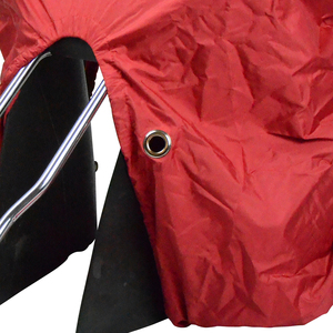Housse de siège de vélo pour enfant en nylon imperméable rouge de haute qualité, personnalisée, avec poche pour téléphone portable - Product Image 2