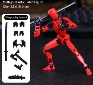 लचीला बहु-रंग रोबोट एक्शन आंकड़े-कस्टम डिस्प्ले और प्ले के लिए चल रहे खिलौने - Product Image 2