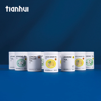 Boîtes rondes miniatures Tianhui pour le thé en vrac et l'emballage d'épices matcha
