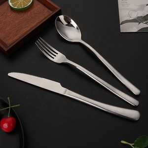 Prix usine ensemble de couverts en acier inoxydable cuisine occidentale couteau à Steak cuillère à Dessert <span class=keywords><strong>fourchette</strong></span> pour le service de thé pour les mariages - Product Image 2