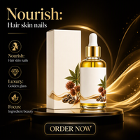 RAFCARE RAFCARE LAB COLLECTION Huile nourrissante multi-usage au ricin 60ml, soin de la peau, vente en gros, OEM, marque privée, Nourrir