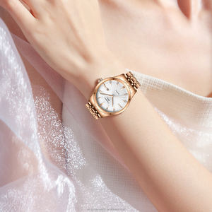 <span class=keywords><strong>Montre</strong></span> pour femme en alliage <span class=keywords><strong>Cristiano</strong></span> Allen, étanche 3 ATM, mouvement à quartz, calendrier, bracelet en acier inoxydable, verre à aiguilles, tendance - Product Image 5